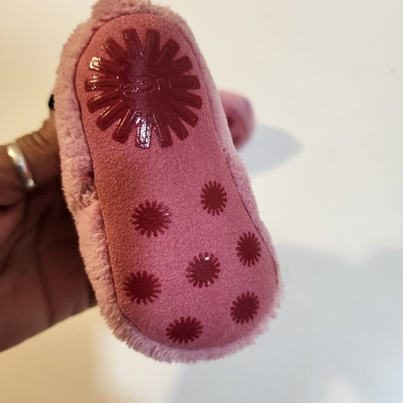 UGGS Bixbee Pink Baby Ankle Booties size 0/1 - Picture 5 of 10
